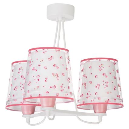 Dalber 81177S - Candelabro de criança DREAM FLOWERS 3xE27/60W/230V
