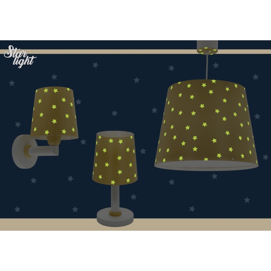 Dalber 82211A - Candeeiro de criança STAR LIGHT 1xE14/40W/230V amarelo