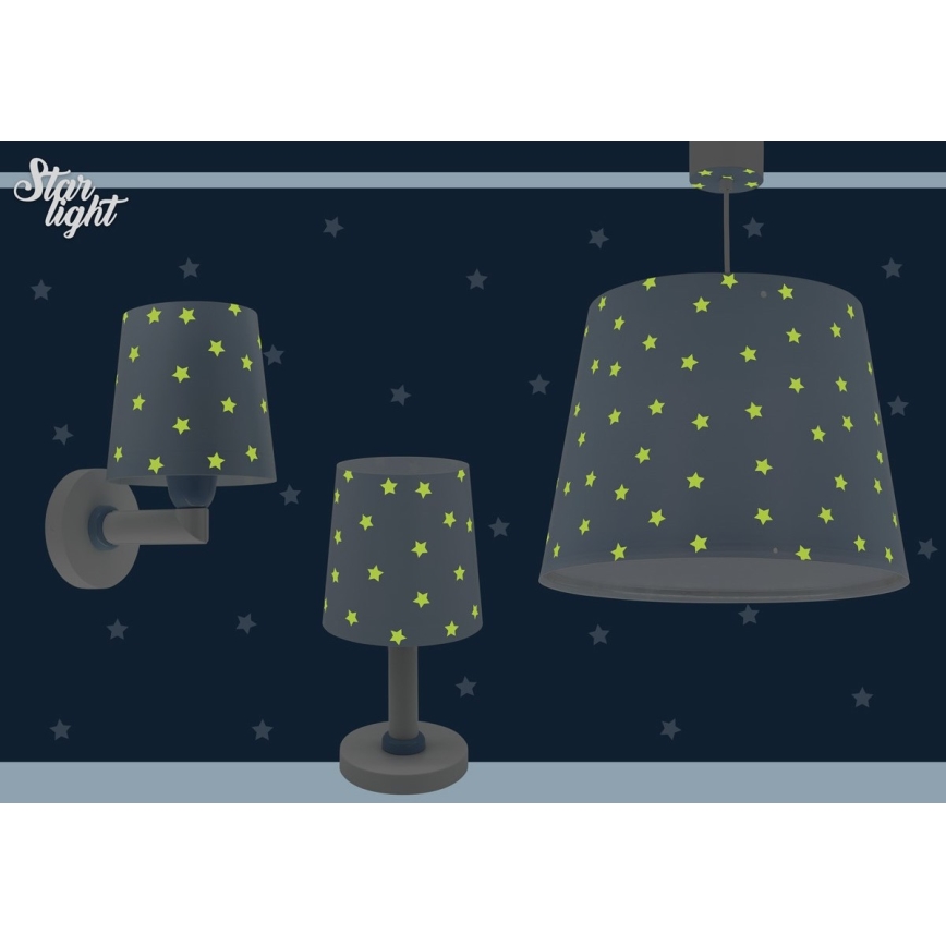 Dalber 82211T - Candeeiro de criança STAR LIGHT 1xE14/40W/230V azul