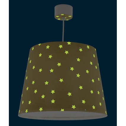 Dalber 82212A - Candelabro de criança STAR LIGHT 1xE27/60W/230V amarelo