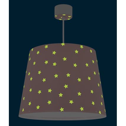 Dalber 82212S - Candelabro de criança STAR LIGHT 1xE27/60W/230V rosa