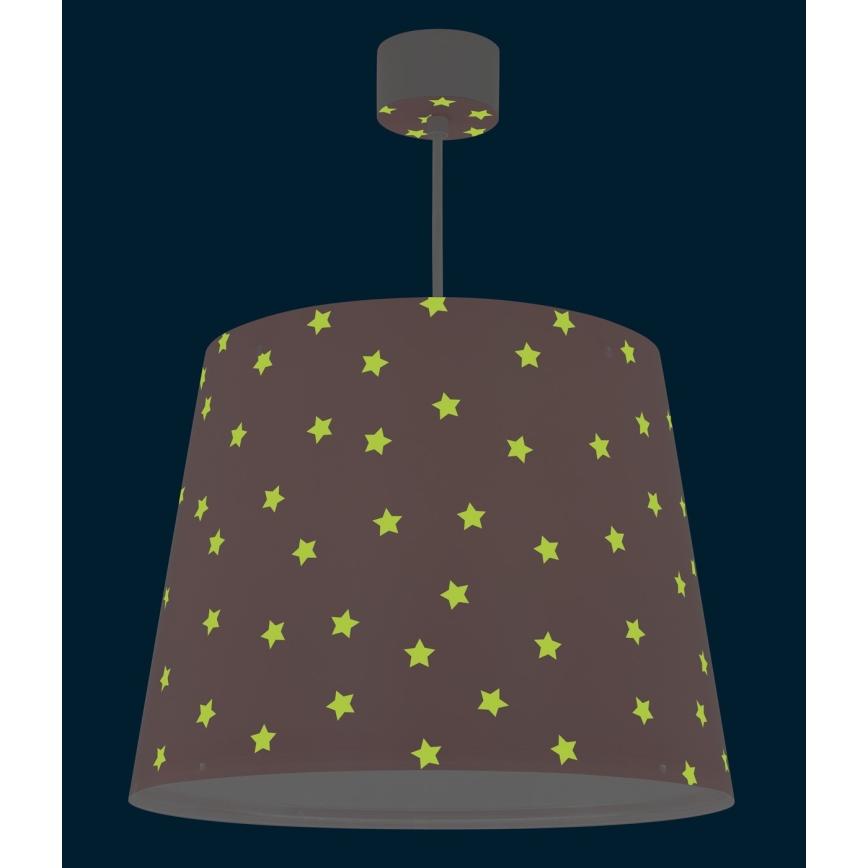 Dalber 82212S - Candelabro de criança STAR LIGHT 1xE27/60W/230V rosa