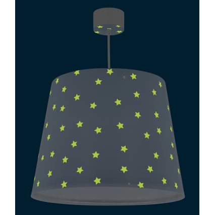 Dalber 82212T - Candelabro de criança STAR LIGHT 1xE27/60W/230V azul