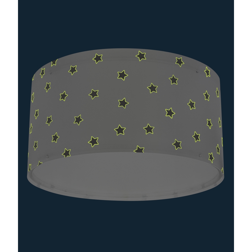Dalber 82216B - Iluminação de teto de criança STAR LIGHT 2xE27/60W/230V branco