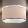 Dalber 82216S - Iluminação de teto de criança STAR LIGHT 2xE27/60W/230V rosa