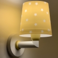 Dalber 82219A - Iluminação de parede de criança STAR LIGHT 1xE27/60W/230V amarelo