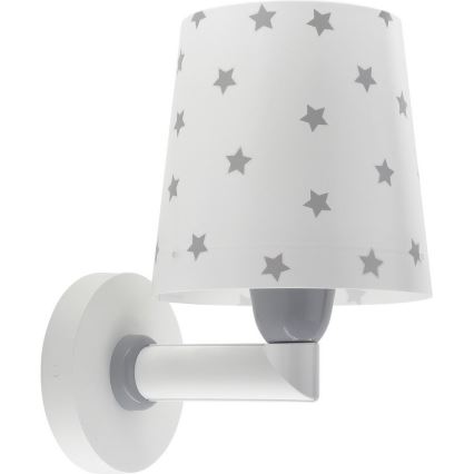 Dalber 82219B - Iluminação de parede de criança STAR LIGHT 1xE27/60W/230V branca
