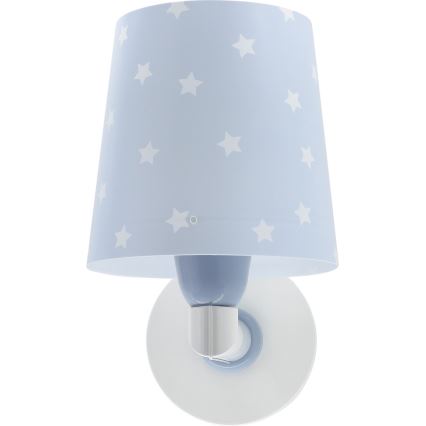 Dalber 82219T - Iluminação de parede de criança STAR LIGHT 1xE27/60W/230V azul