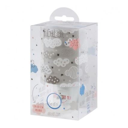 Dalber D-41415E - Lâmpada LED de tomada CLOUDS 1xE14/0,5W/230V