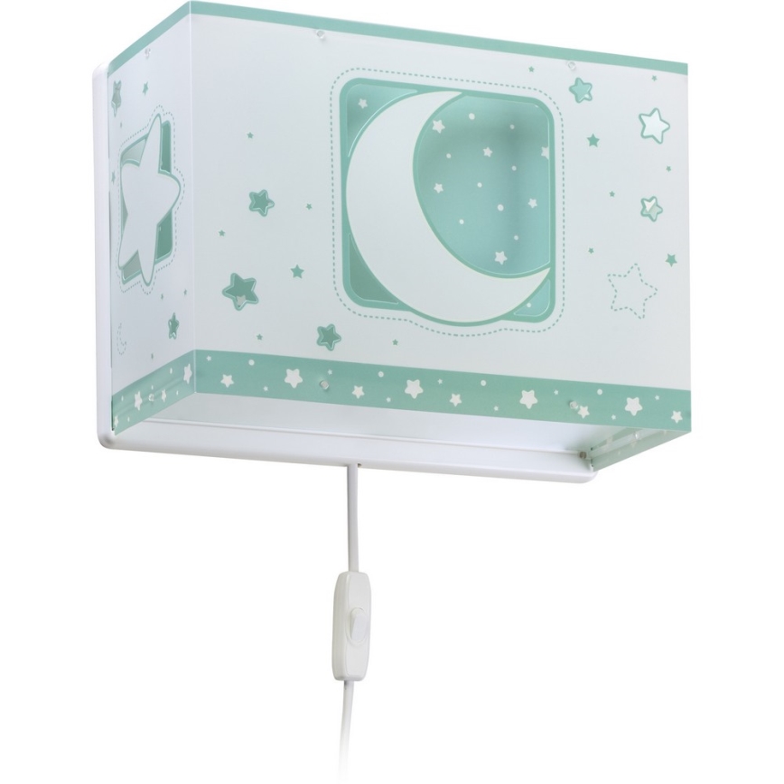 Dalber D-63238H - Luz de parede de criança MOONLIGHT 1xE27/60W/230V