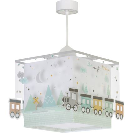 Dalber D-63532 - Candeeiro de criança TRAIN 1xE27/60W/230V
