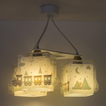 Dalber D-63534 - Candeeiro de criança TRAIN 3xE27/60W/230V