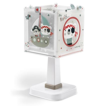 Dalber D-74551 - Candeeiro de mesa de criança PIRATES 1xE14/40W/230V