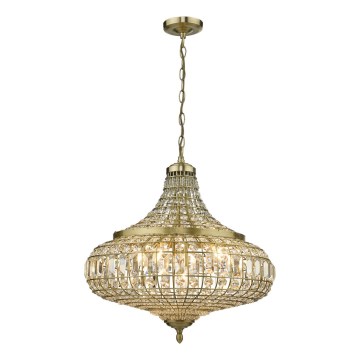 Där Lighting ASM0675 - Lustre com corrente ASMARA 6xE14/40W/230V latão