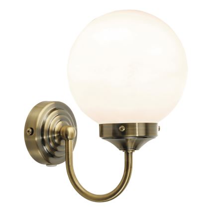 Där Lighting BAR0775 - Aplique de parede para casa de banho BARCLAY 1xE14/40W/230V IP44 latão