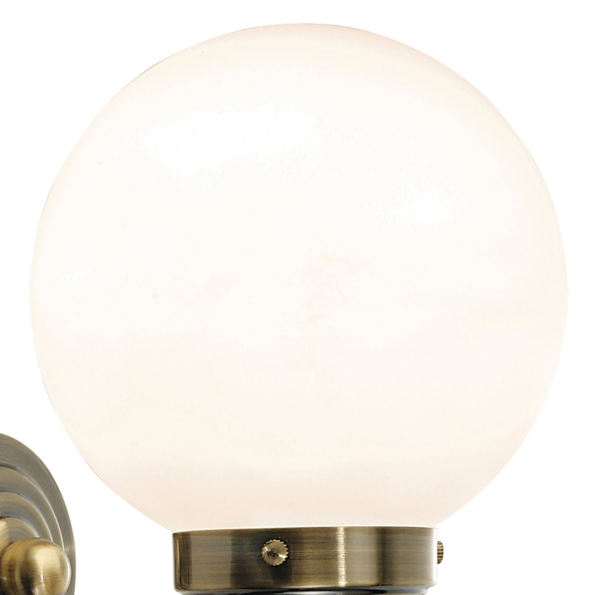 Där Lighting BAR0775 - Aplique de parede para casa de banho BARCLAY 1xE14/40W/230V IP44 latão