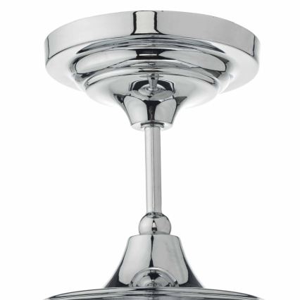 Där Lighting CAD0150 - Candeeiro de tecto para casa de banho CADEN 1xE27/60W/230V IP44 cromo brilhante