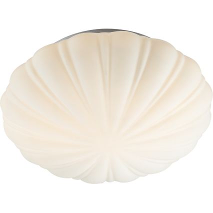 Där Lighting CAF502 - Candeeiro de tecto para casa de banho CAFE 1xE27/60W/230V Ø 27 cm IP44 branco