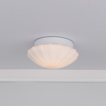 Där Lighting CAF502 - Candeeiro de tecto para casa de banho CAFE 1xE27/60W/230V Ø 27 cm IP44 branco