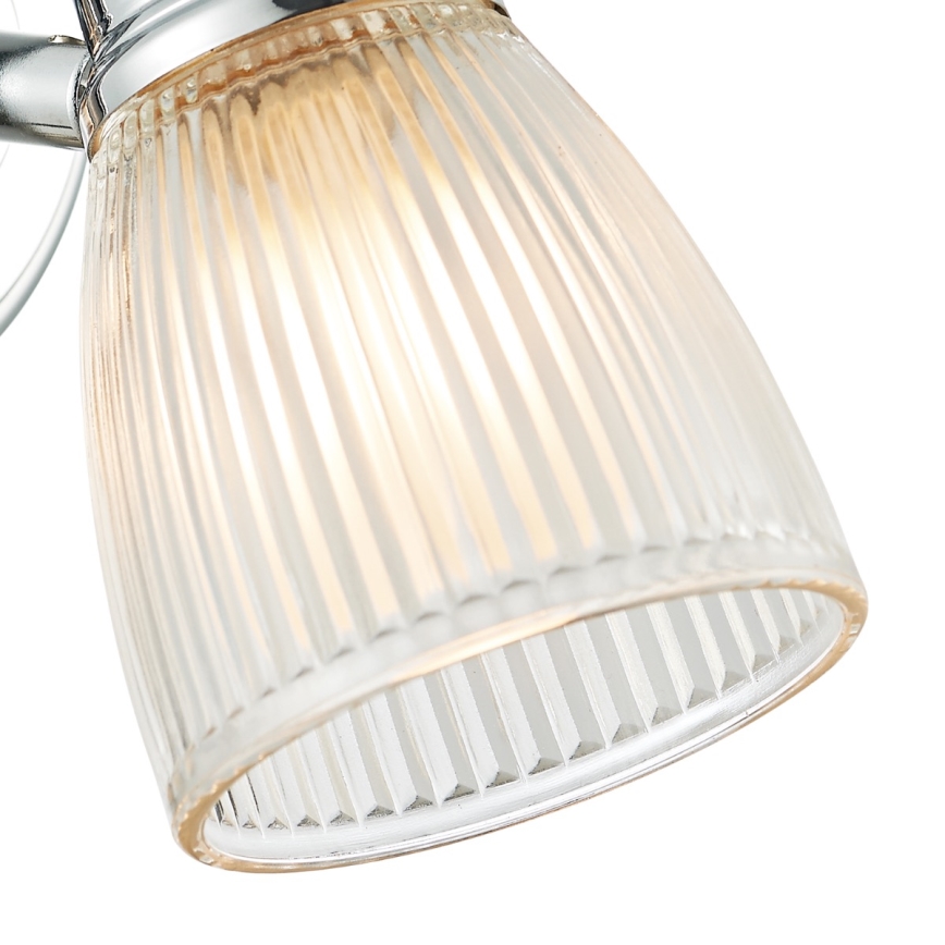 Där Lighting CED0738 - Aplique de parede para casa de banho CEDRIC 1xG9/25W/230V IP44 cromado brilhante