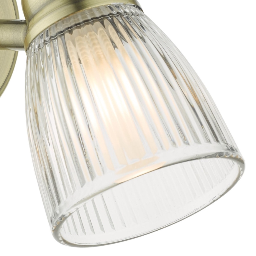 Där Lighting CED0775 - Aplique de parede para casa de banho CEDRIC 1xG9/25W/230V IP44 latão
