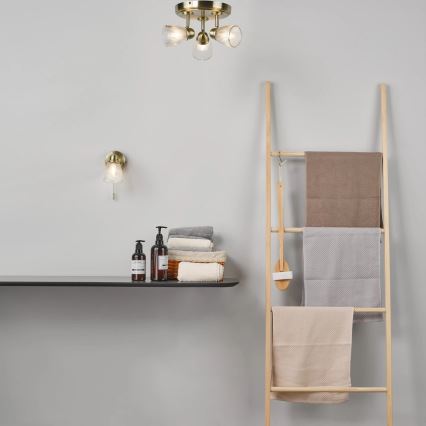 Där Lighting CED7675 - Candeeiro de focos para casa de banho CEDRIC 3xG9/25W/230V IP44 latão