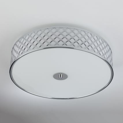 Där Lighting CIV5050 - Luminária de teto CIVIC 5xE14/60W/230V Ø 50 cm cromado brilhante