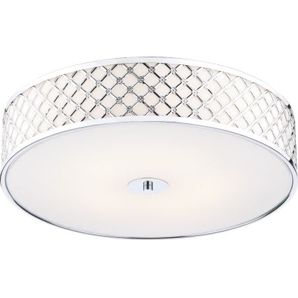 Där Lighting CIV5050 - Luminária de teto CIVIC 5xE14/60W/230V Ø 50 cm cromado brilhante