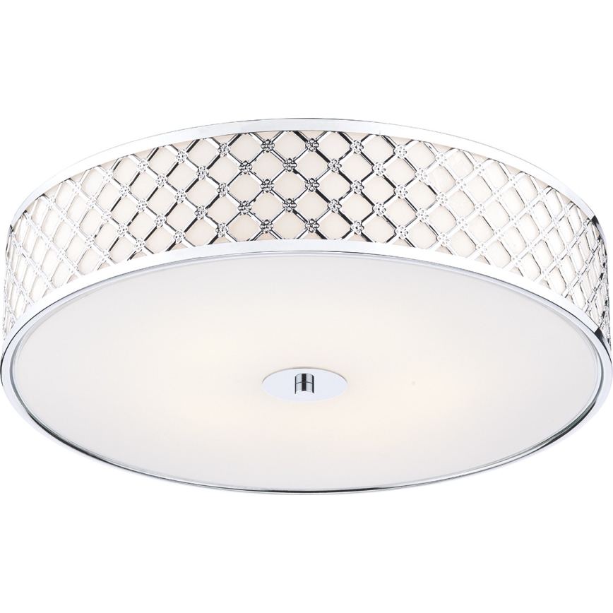 Där Lighting CIV5050 - Luminária de teto CIVIC 5xE14/60W/230V Ø 50 cm cromado brilhante