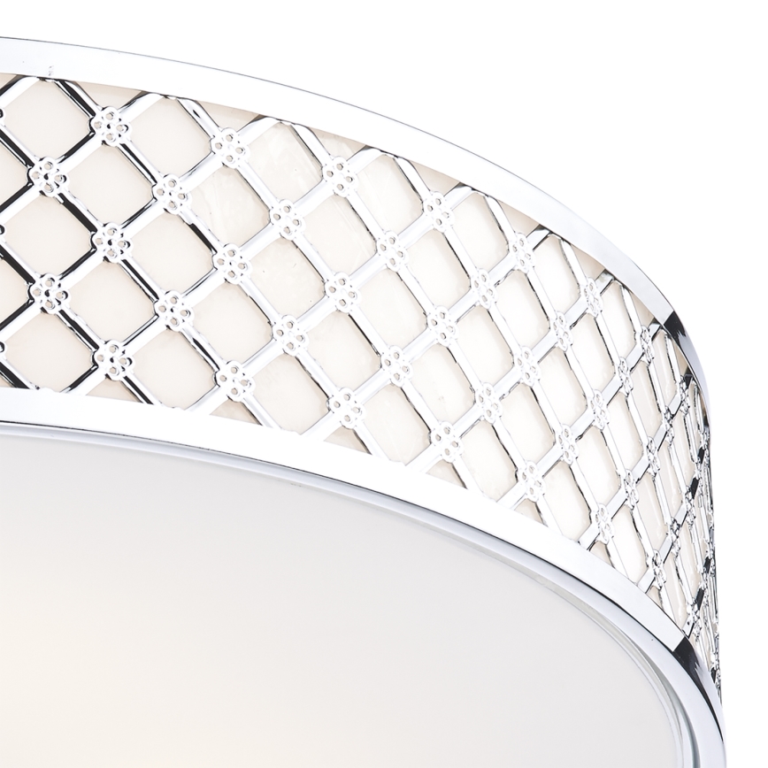 Där Lighting CIV5050 - Luminária de teto CIVIC 5xE14/60W/230V Ø 50 cm cromado brilhante