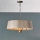 Där Lighting CRI0429 - Lustre suspenso por corrente CRISTIN 4xE14/40W/230V latão/taupe