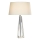 Där Lighting CYP4208 - Candeeiro de mesa CYPRUS 1xE27/60W/230V creme/transparente