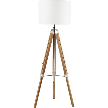 Där Lighting EAS4943 - Candeeiro de pé EASEL 1xE27/60W/230V castanho