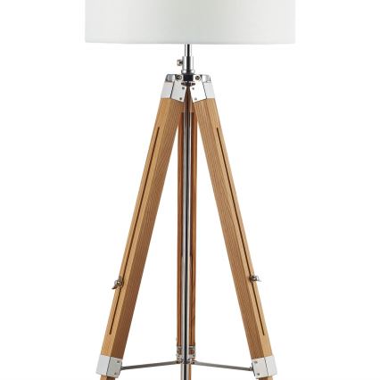 Där Lighting EAS4943 - Candeeiro de pé EASEL 1xE27/60W/230V castanho