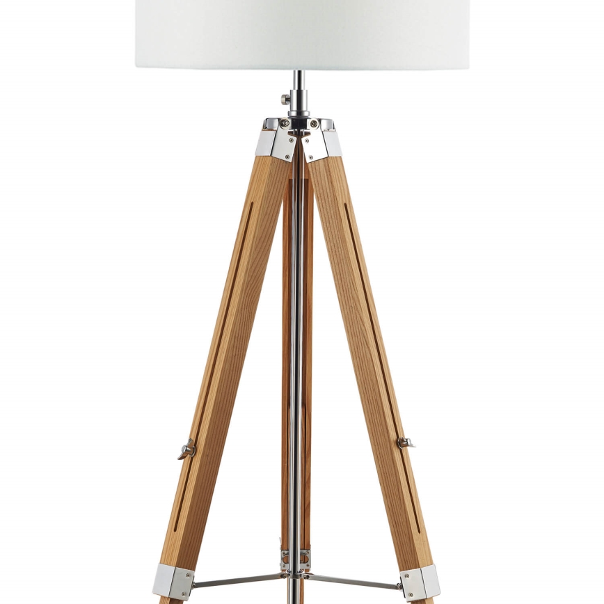 Där Lighting EAS4943 - Candeeiro de pé EASEL 1xE27/60W/230V castanho