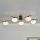 Där Lighting JAS5422 - Candeeiro de tecto de montagem à superfície JASPER 5xG9/25W/230V preto