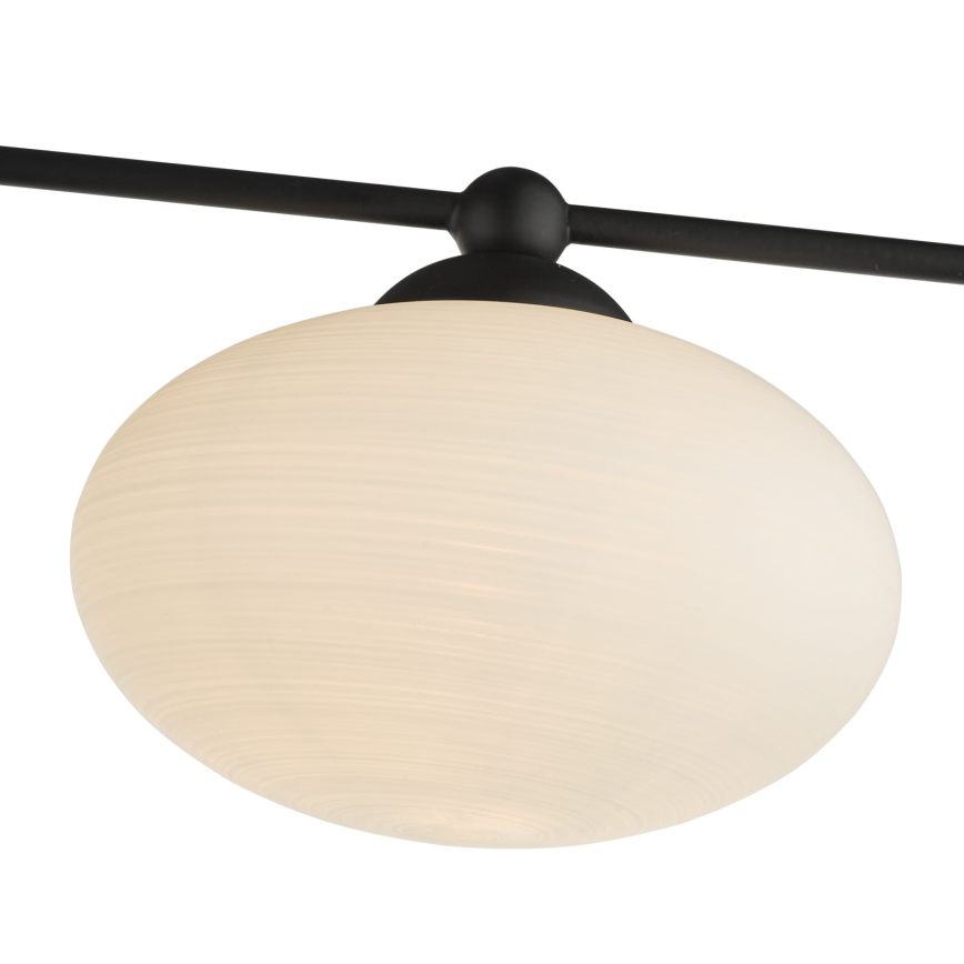 Där Lighting JAS5422 - Candeeiro de tecto de montagem à superfície JASPER 5xG9/25W/230V preto
