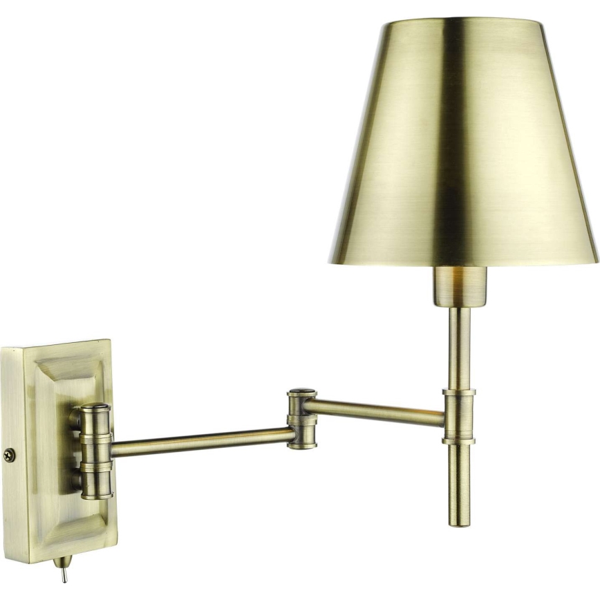 Där Lighting KEN0775 - Arandela flexível KENSINGTON 1xE14/25W/230V latão