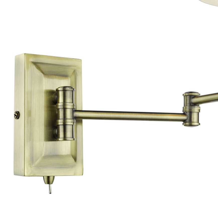 Där Lighting KEN0775 - Arandela flexível KENSINGTON 1xE14/25W/230V latão