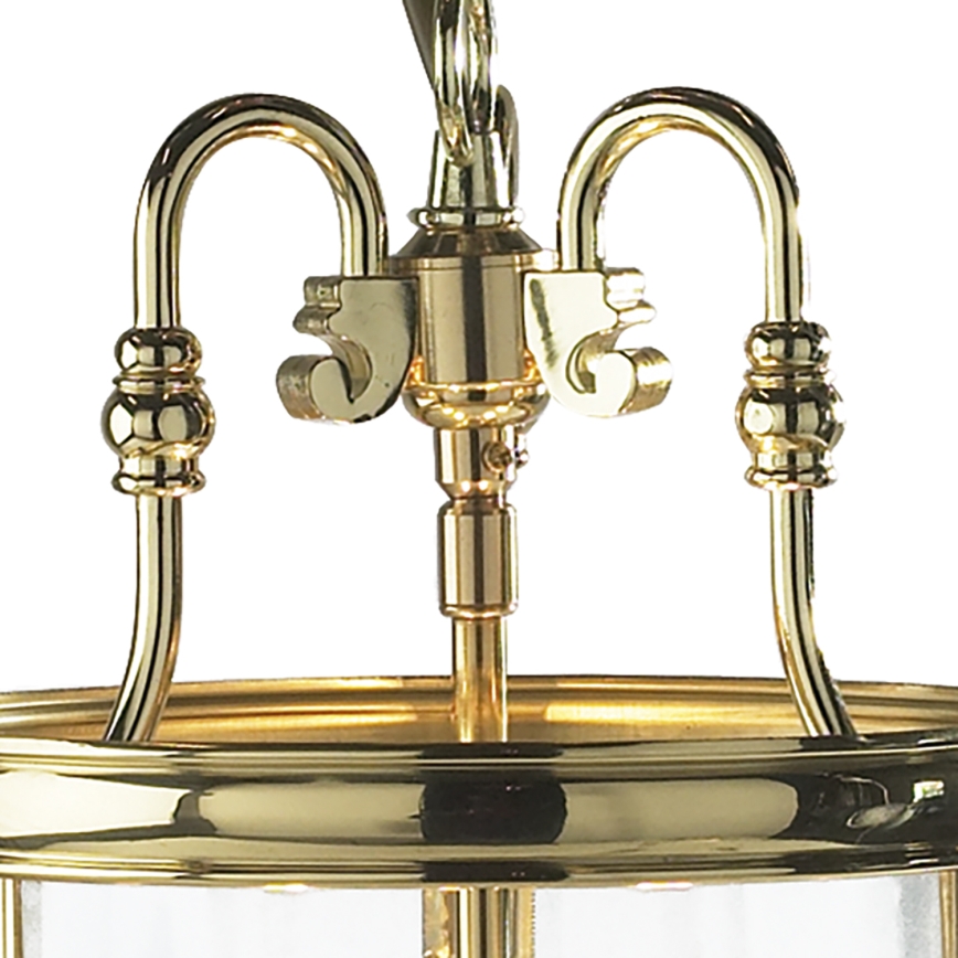 Där Lighting LAM0340 - Lustre com corrente LAMBETH 3xE14/60W/230V latão