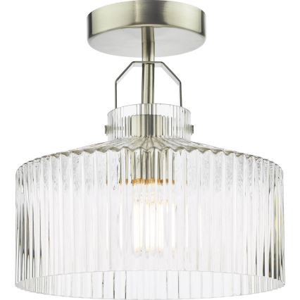 Där Lighting LEN4846 - Candeeiro de tecto sobreposto LENKA 1xE27/60W/230V cromo fosco