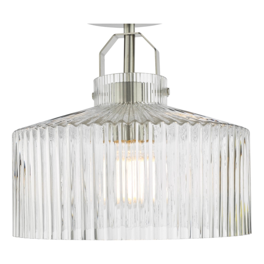 Där Lighting LEN4846 - Candeeiro de tecto sobreposto LENKA 1xE27/60W/230V cromo fosco