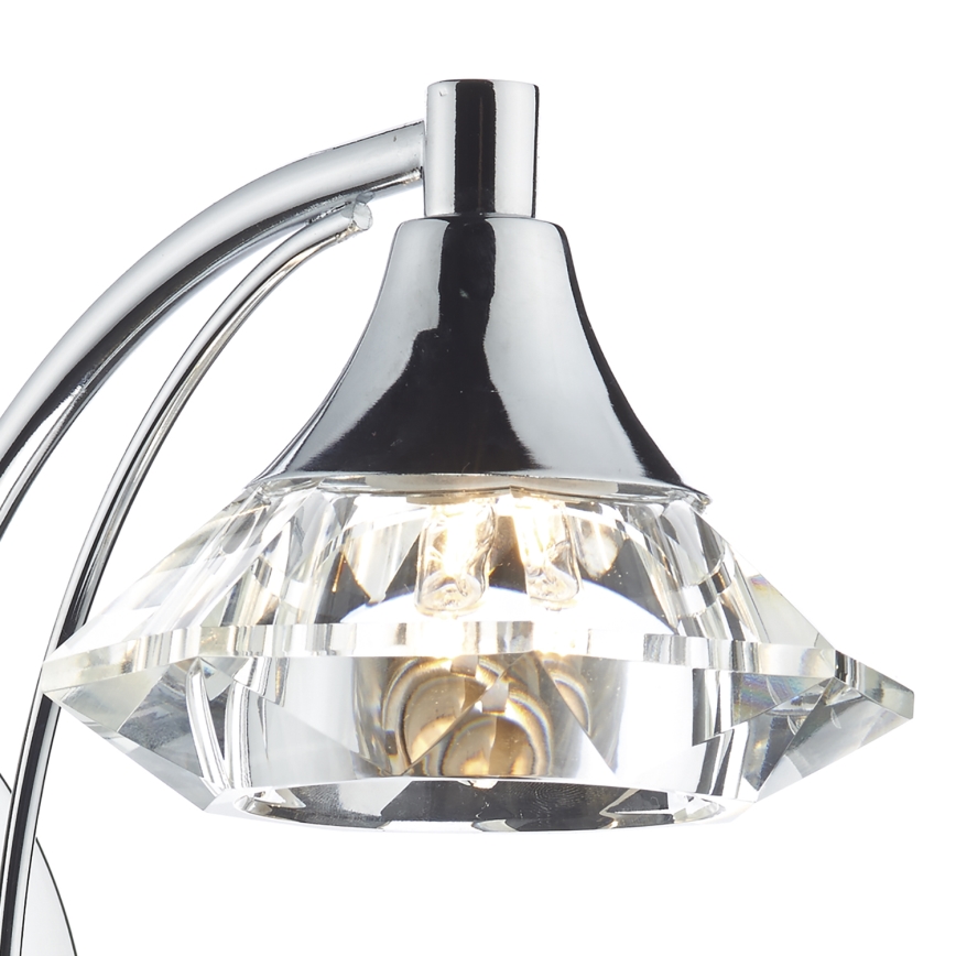 Där Lighting LUT0750 - Aplique de parede LUTHER 1xG9/40W/230V cromado brilhante