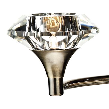Där Lighting LUT0975 - Aplique de parede LUTHER 2xG9/40W/230V latão