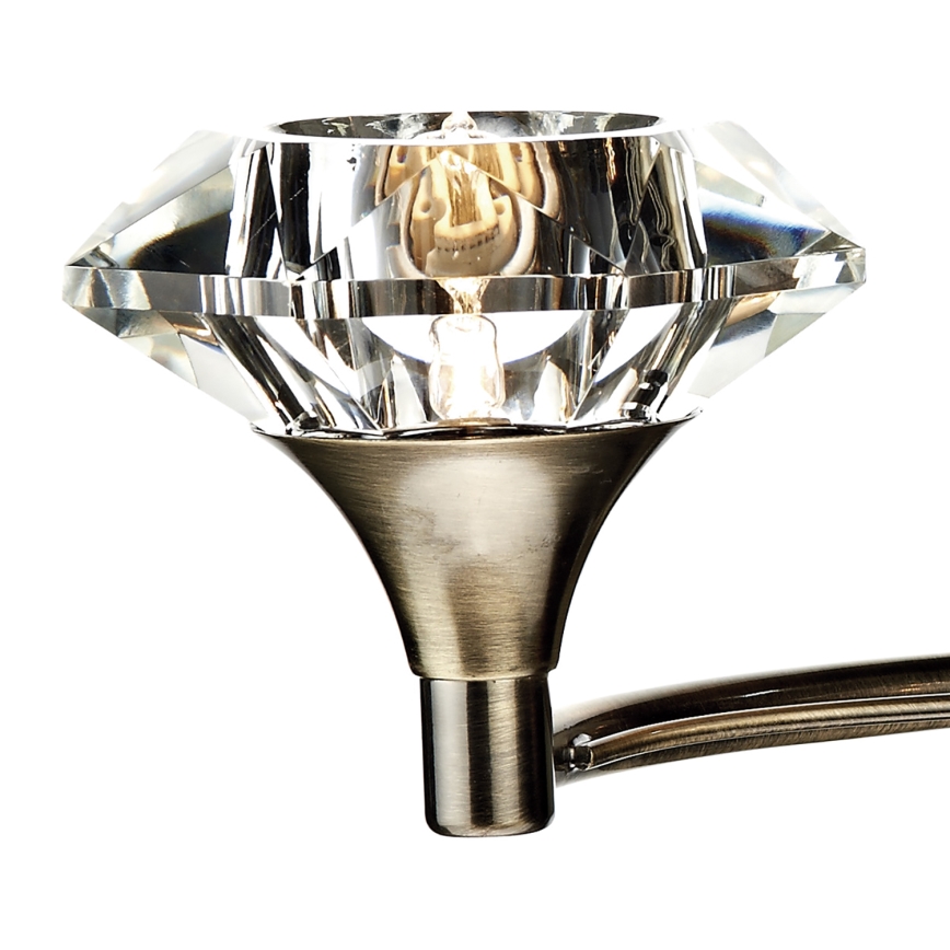 Där Lighting LUT0975 - Aplique de parede LUTHER 2xG9/40W/230V latão