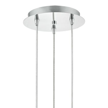 Där Lighting LYA0350 - Lustre suspenso em cabo LYALL 3xG9/40W/230V cromado brilhante