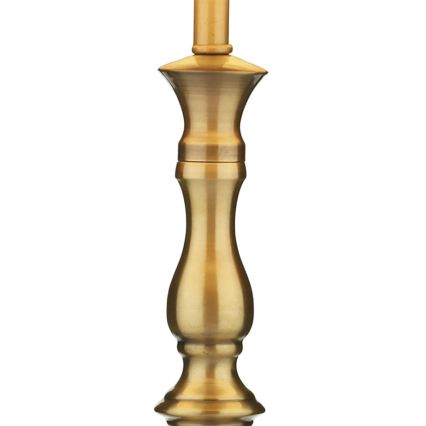 Där Lighting MAD4275 - Candeeiro de mesa MADRID 1xE27/60W/230V castanho/latão