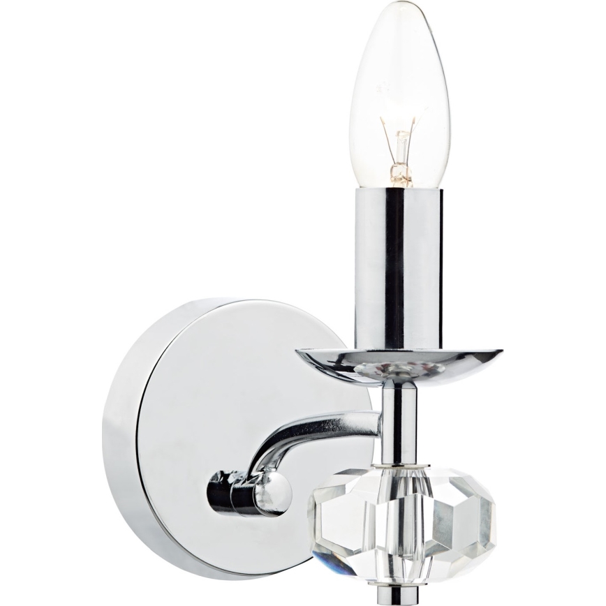 Där Lighting OLE0750 - Aplique de parede OLEANA 1xE14/40W/230V cromado brilhante