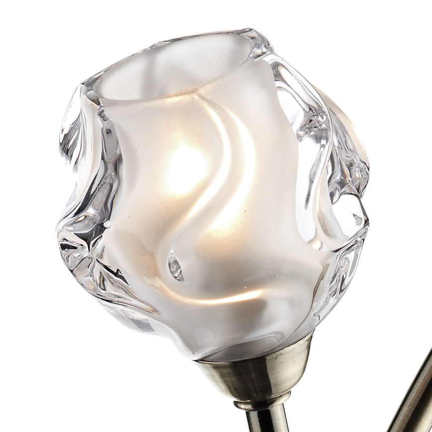 Där Lighting SEA0975 - Aplique de parede SEATTLE 2xG9/40W/230V latão