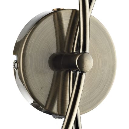Där Lighting SEA0975 - Aplique de parede SEATTLE 2xG9/40W/230V latão